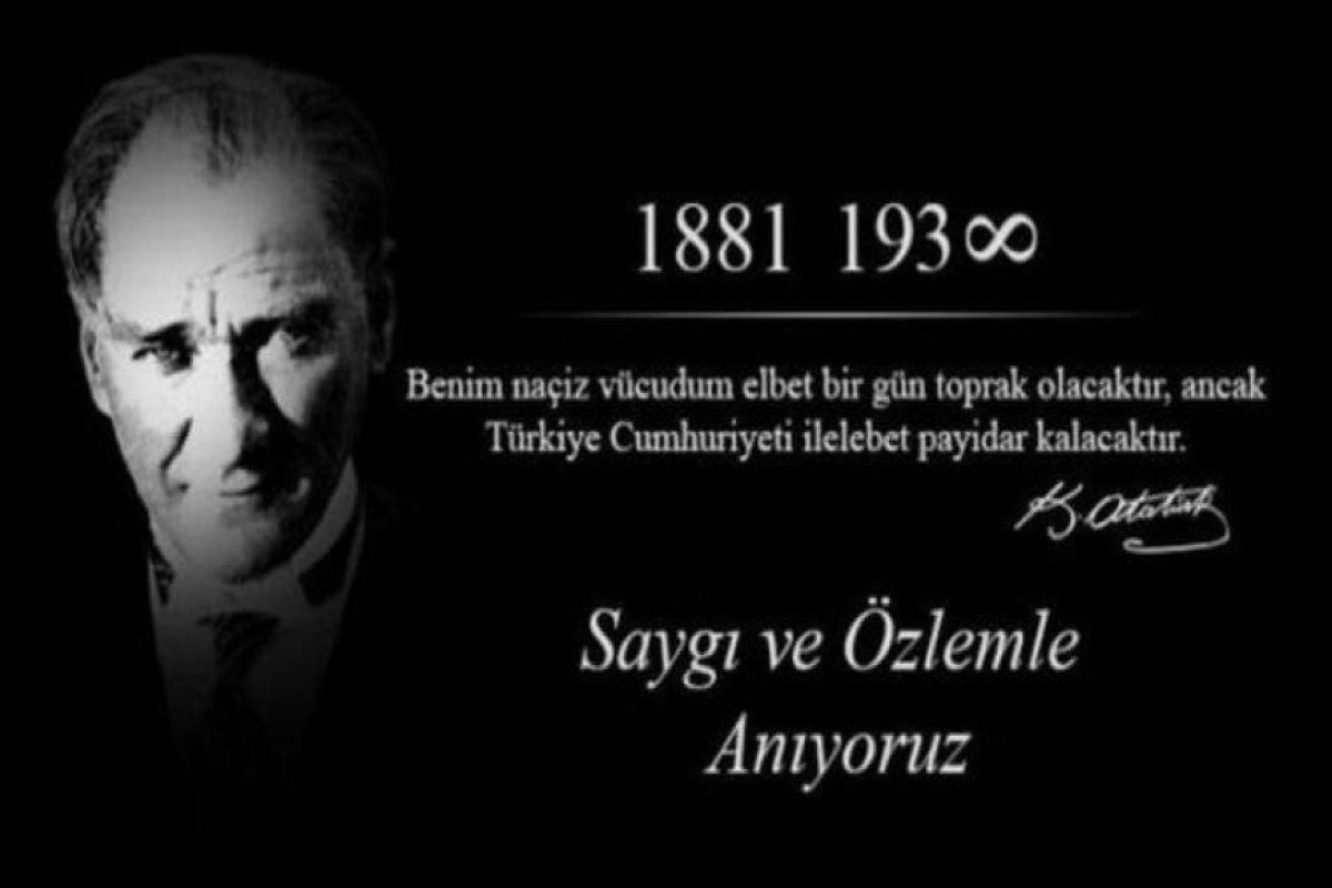 Kaymakam Adnan Çakıroğlu’nun 10 Kasım Mustafa Kemal Atatürk’ü Anma Günü Mesajı